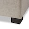 Baxton Studio Roanoke Beige Upholstered Grid-Tufting Storage Ottoman Bench 128-7045 - alternate 3